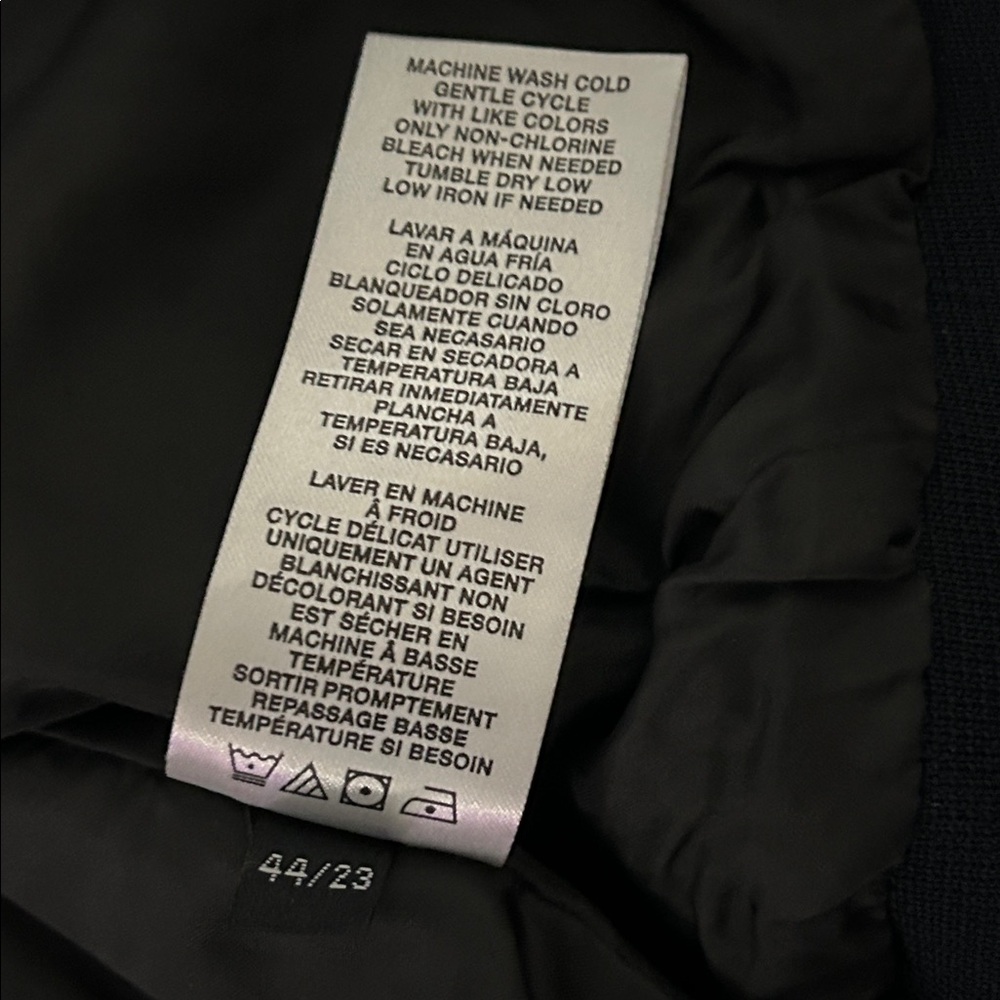 Members Only Black Iconic Racer Military Style Jacket - Picture 8 of 8